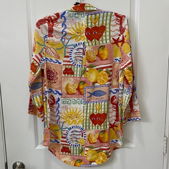 Calypso St. Barth Multicolor Graphic Shirt - Picture 4 of 4